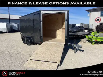 Blackout Trim Package, Rear Flare with Loading Lights, 84in. Interior Height & RV Latch & Barlock on...