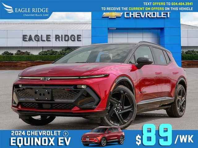 2025 Chevrolet Equinox EV RS 17.7-inch touchscreen, 11-inch d... in Cars & Trucks in Burnaby/New Westminster