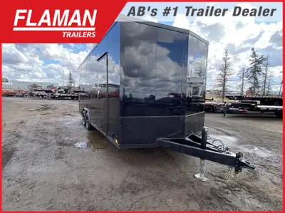 2025 Cross 8.5' x 20' Enclosed Slant Nose Trailer Color: Black w/ Black out Package (2) 5200lb Sprin...