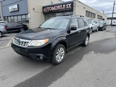 2013 SUBARU FORESTER LIMITED 2.5L AWD , NOUVEAU FREINS, SIÈGES EN CUIR CHAUFFANTS, TOIT, AC ,GROUPE...