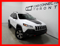 2015 JEEP CHEROKEE TRAILHAWK 4X4 CARFAX VERIFIED, REBUILT TITLE 209,500KM AUTOMATIC TRANSMISSION WHI... (image 1)