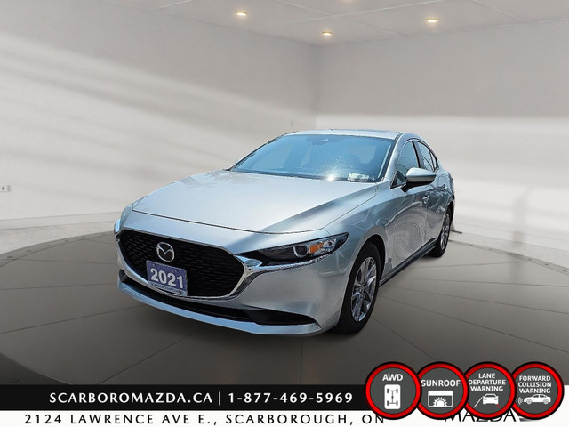 2021 Mazda Mazda3 CPOAWD|NEW BRAKES|SUNROOF|LEATHER|SEDAN|LOW LO in Cars & Trucks in City of Toronto - Image 3