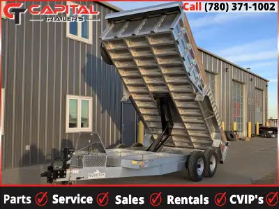 2025 NORDTEK 82in. x 16FT FULL ALUMINIUM Tandem Axle Dump Trailer (15,400LB GVW) Perfect Trailer for...
