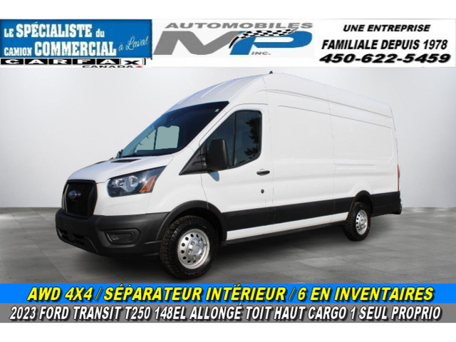 2023 Ford Transit Cargo Van T-250 148 EL AWD 4X4 TOIT HAUT ALLON in Cars & Trucks in Laval / North Shore