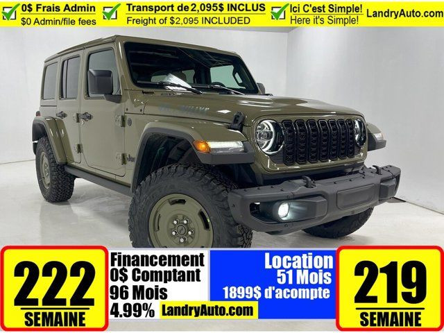 2025 Jeep Wrangler 4xe Willys '41 in Cars & Trucks in Laval / North Shore