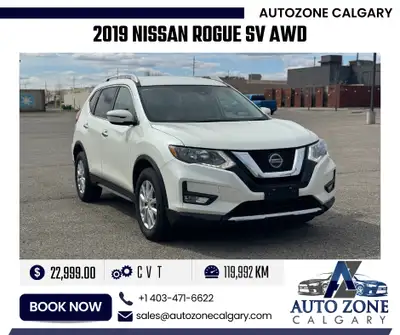 2019 Nissan Rogue SV AWD | $231.00/bi-weekly