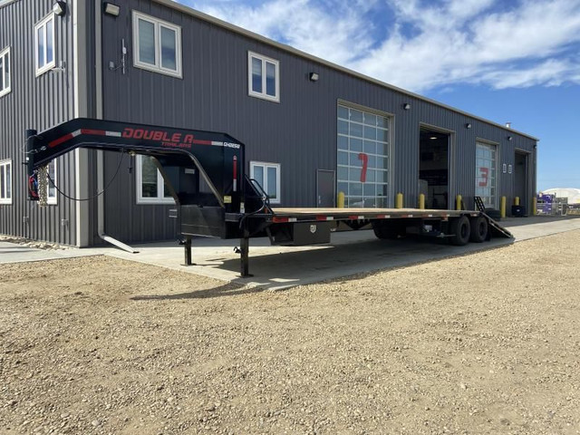 2023 Double A Trailers Gooseneck Hyd Beaver Tail High Boy-8.5'x3 in Cargo & Utility Trailers in Calgary - Image 2