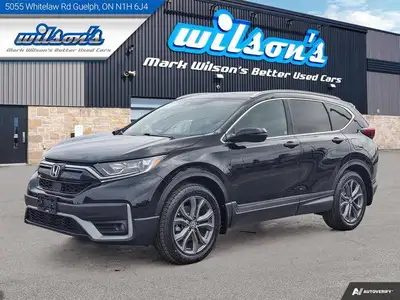 Look at this certified 2021 Honda CR-V SportAWD | Split Leather | Sunroof | Heated Seats & Steering...