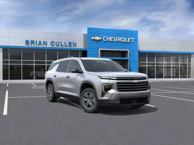 Get ready to experience the road like never before in this stunning silver 2025 Chevrolet Traverse A...