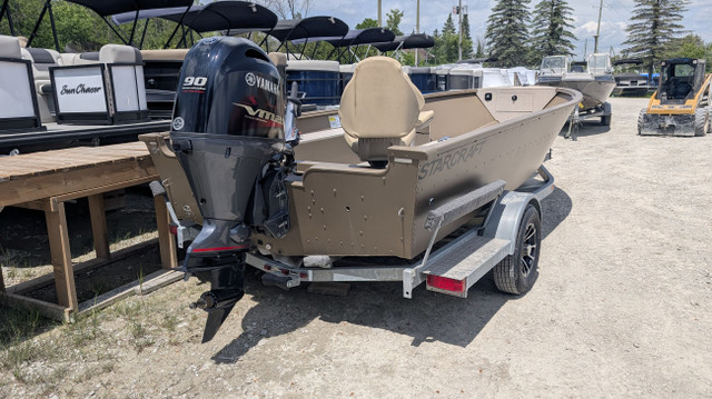 2023 Starcraft Freedom 180 Tiller Camo/Beige Yamaha VF90 in Powerboats & Motorboats in Barrie - Image 4