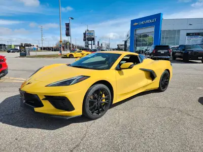 Leather Seats, Premium Audio, Apple CarPlay, Android Auto, LED Lights! This Chevy Corvette is a supe...