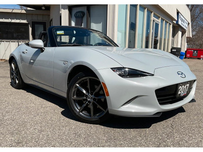  2017 Mazda MX-5 GT - 6 SPEED! LEATHER! NAV! HTD SEATS! CAR PLAY