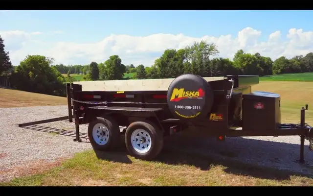 Miska Contractor Dump Trailer - Made in Canada in Cargo & Utility Trailers in Sudbury - Image 9