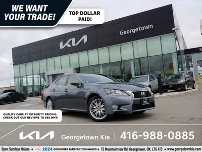  2013 Lexus GS 350 3.5L AWD | SUNROOF | NAV | HTD SEATS | 82K KM