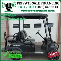  2022 Axis EV ELECTRIC GOLF CART FINANCING AVAILABLE