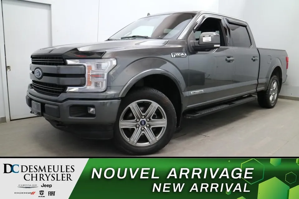 2018 Ford F-150 4X4 SuperCrew Lariat Diesel Navigation Cuir Came