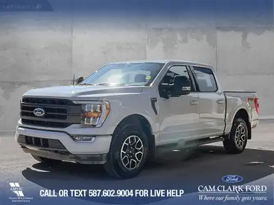 Avalanche Gray 2023 Ford F-150 Lariat 4WD 10-Speed Automatic 3.5L V6 EcoBoost4WD, 360 Degree Camera,...
