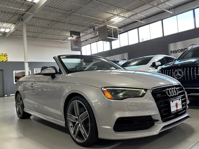 2015 Audi A3 2.0T Technik|QUATTRO|S-LINE|CABRIOLET|S-TRONIC|NAV in Cars & Trucks in City of Toronto - Image 3