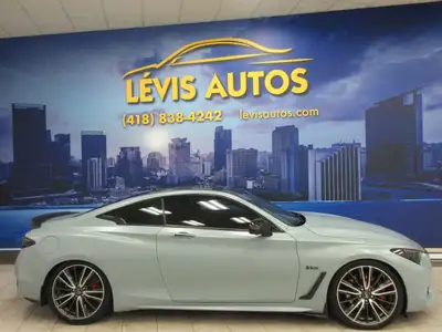 INFINITI Q60 2018 RED SPORT 400 HP AWD V-6 3.0 LITRES TURBO / GPS NAVIGATION / TOIT OUVRANT ÉLECTRIQ...