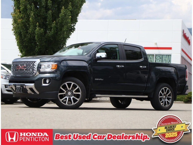 2017 GMC Canyon Crew Cab Srt Box 4WD Denali - 1 Owner / BC Vehic in Cars & Trucks in Penticton