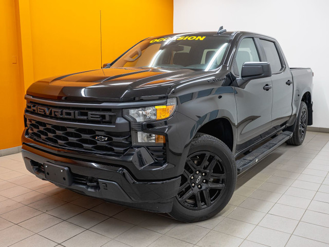 2023 Chevrolet Silverado 1500 CUSTOM CREW 4X4 *CARPLAY* MULTIFLE in Cars & Trucks in Laurentides