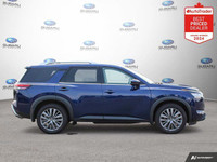 New Price! Odometer is 10788 kilometers below market average! Deep Ocean Blue Pearl 2024 Nissan Path... (image 5)