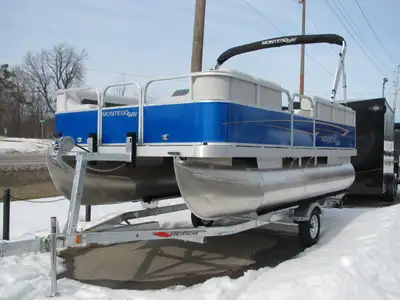 NEW ARRIVAL-2025 MONTEGO BAY 8516-8'6'' WIDE, WELL OPTIONED WITH A BUILT IN FUEL TANK, DOCKING LIGHT...