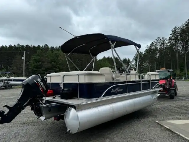 2014 18' SUNCHASER PONTOON 40HP 4-STROKE EFI - 60 HOURS! in Powerboats & Motorboats in Peterborough - Image 6