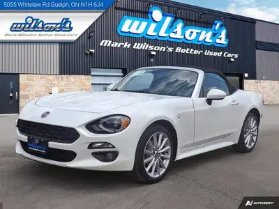 Check out this certified 2019 FIAT 124 Spider Lusso Convertible | 6-Speed | Leather | Nav | BSM | Bo...