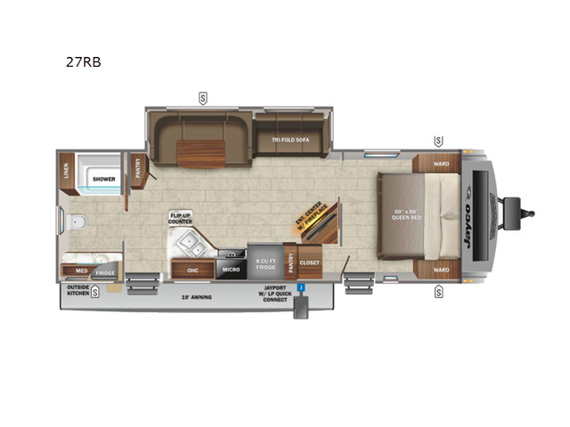 2022 Jayco White Hawk 27RB in Travel Trailers & Campers in Trenton - Image 2