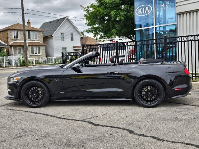 2015 Ford Mustang CONVERTIBLE GT PREMIUM-6 SPEED MANUAL-5.0L V8 in Cars & Trucks in City of Toronto - Image 3