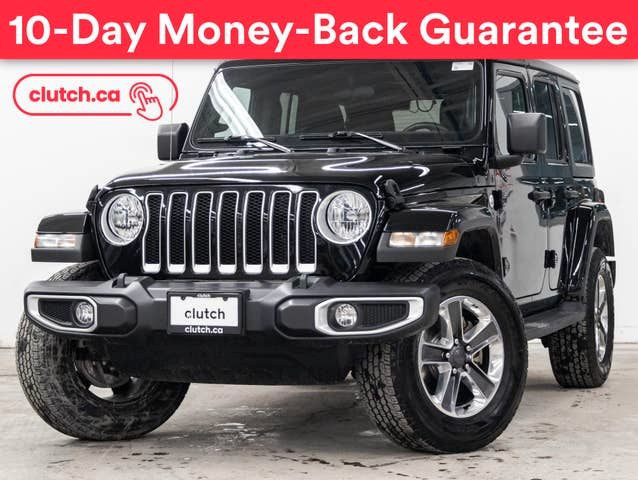 2021 Jeep Wrangler Unlimited Sahara 4WD w/ Apple CarPlay & Andro in Cars & Trucks in Bedford