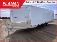2023 ALCOM HES101x22(6.5)+2' Enclosed Snowmobile Trailer
