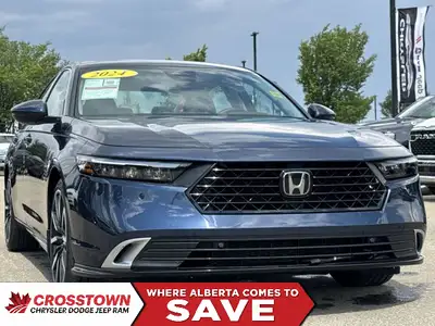 This Honda Accord Hybrid is equipped with: Leather Seats, Remote Start, Heated front seats, Heated S...