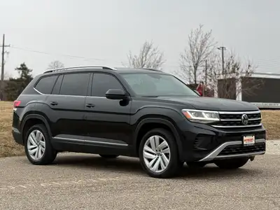 2021 VOLKSWAGEN ATLAS CLEAN CARFAX NO ACCIDENTS MOONROOF LEATHER BACK UP CAMERA ADAPTIVE CRUISE LANE...
