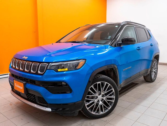 2022 Jeep Compass LIMITED ELITE 4X4 *NAV CUIR SIÈGES VENT HAYON  in Cars & Trucks in Laurentides