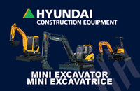2022 Hyundai Construction Compact Excavator - Excavatrice Comp