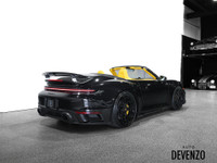 UNIQUE 2022 Porsche 911 Turbo S Cabriolet, Complete Custom Yellow Interior with Diamond Stitching th... (image 4)