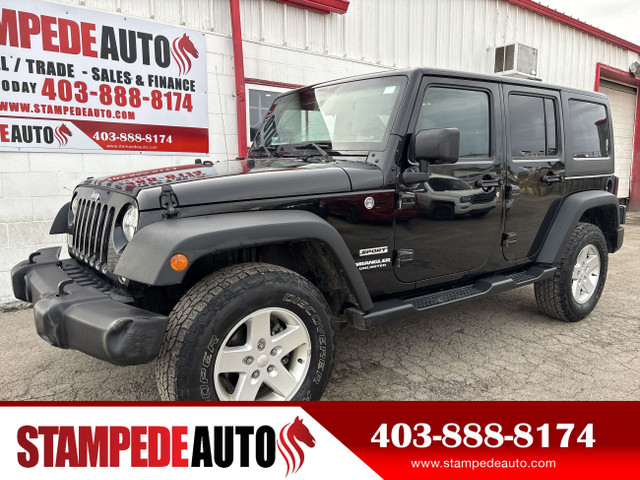 2016 Jeep Wrangler Unlimited 4WD | SPORT | REMOVABLE TOP | 3.6L  in Cars & Trucks in Calgary