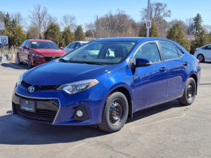2014 Toyota Corolla S | 6 Speed Manual | Split Leather | Sunroof | Reverse Cam | Heated Seats | Bluetooth | and More !