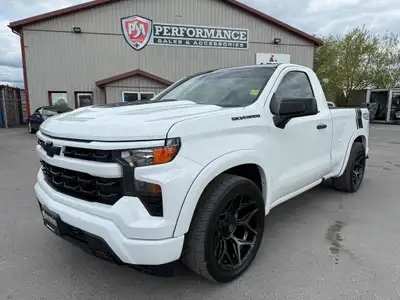 CHECK THIS SWEET RIDE OUT!! Custom built Reg Cab Short Box (RCSB) loaded 5.3L V-8 auto!! This truck...