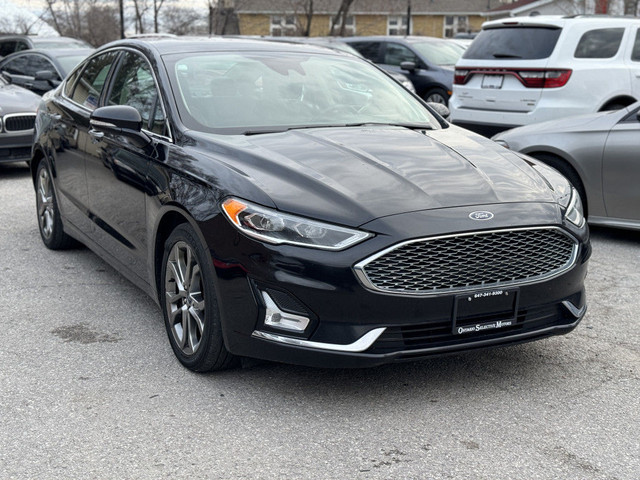 2020 Ford Fusion Hybrid Titanium / Leather, Sunroof, Navi, Back  in Cars & Trucks in City of Toronto - Image 3
