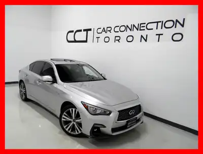 2019 INFINITI Q50S SIGNATURE EDITION CARFAX VERIFIED, CLEAN TITLE 77,000KM AUTOMATIC TRANSMISSION SI...