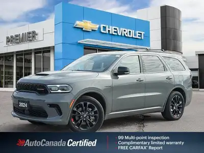 *2024 Dodge Durango R/T | 5.7L HEMI V8 | AWD | Blacktop Package* Turn heads and take command of the...