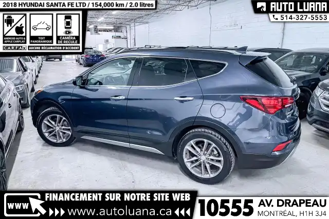 2018 HYUNDAI Santa Fe Sport Limited AWD/TOIT PANO/CAMERA/NAVI/CU in Cars & Trucks in City of Montréal - Image 11