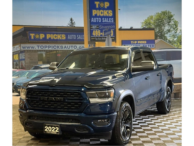 2022 Ram 1500 Sport, Leather, One Owner, Low Kms, Accident Free in Cars & Trucks in North Bay