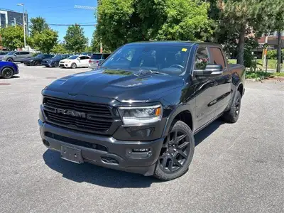 Look at this certified 2020 Ram 1500 Laramie Crew 4X4 | Hemi | Leather | Pano Roof | Night Pkg | Lev...