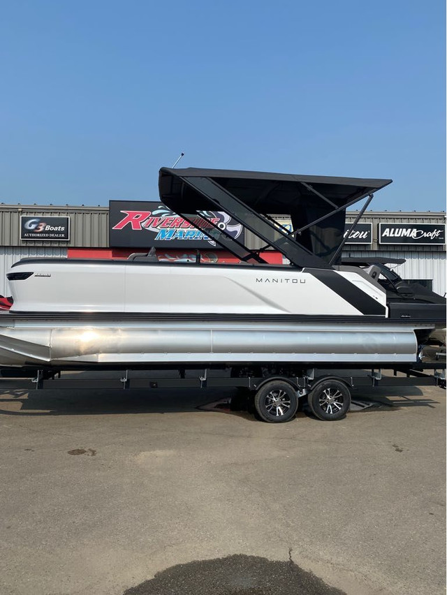 2024 Manitou 22 CRUISE SWITCHBACK PKG ROTAX 150 in Powerboats & Motorboats in St. Albert