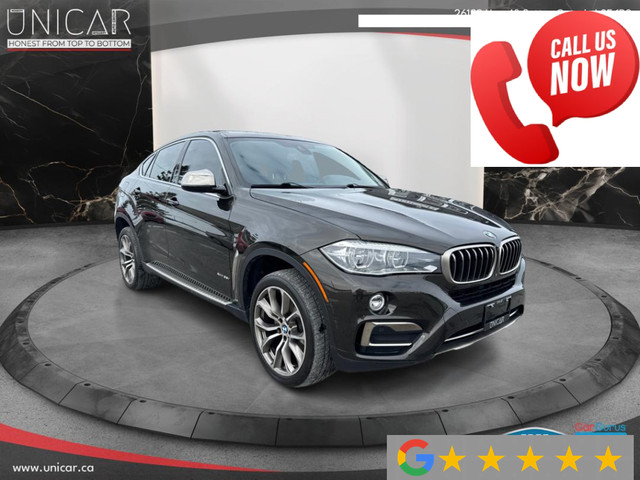 2016 BMW X6 No Accidents XDrive35i Blind Spot Lane Assist Leathe in Cars & Trucks in Markham / York Region