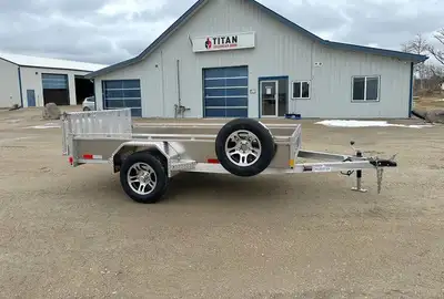 2025 Nordtek Trailers Aluminium 10' Utility TrailerMade in Canada! Features may include: 4 foot bi-f...
